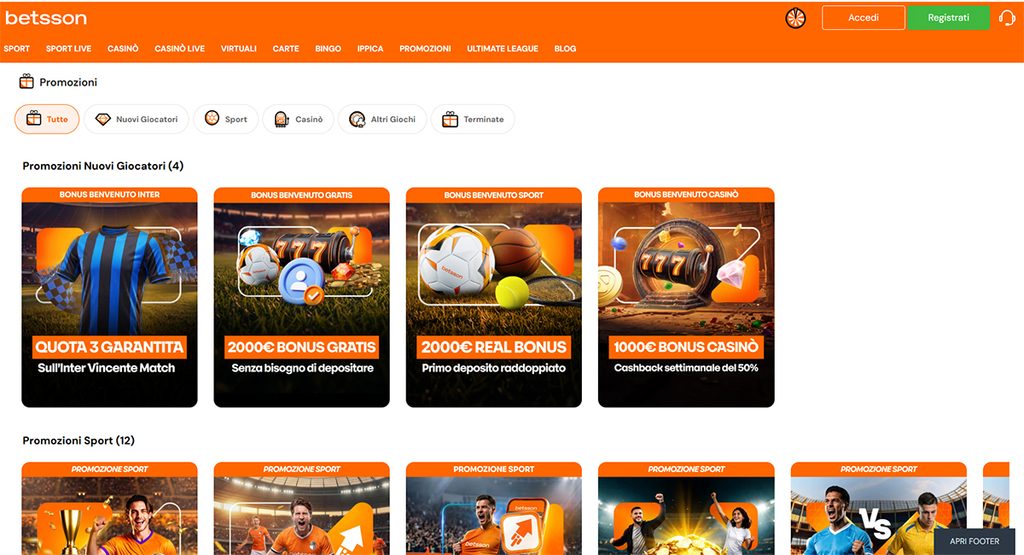 bonus senza deposito casino online